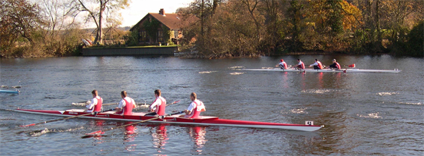 The MRC Vet B 4- crews in the morning division